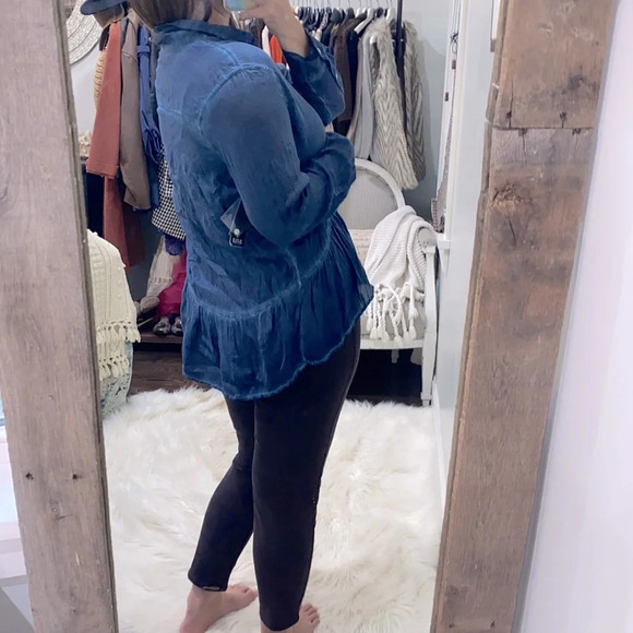 A.n.a a new approach American navy boho top size medium - Picture 4 of 6